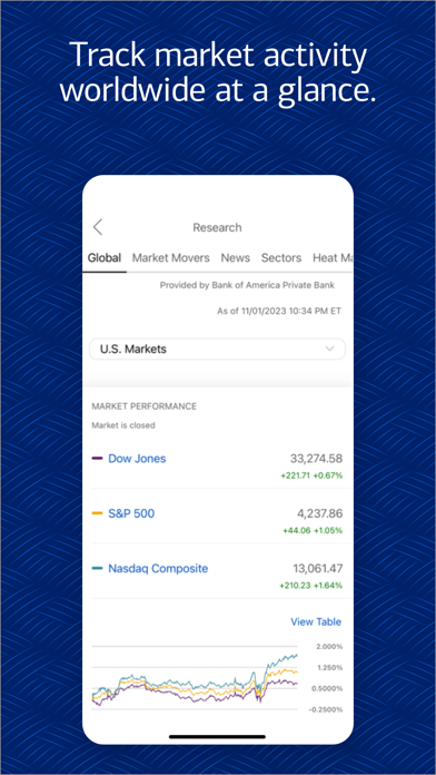 Bank of America Private Bank Screenshot