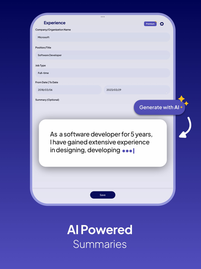 Resume Builder - CV Maker Jubi