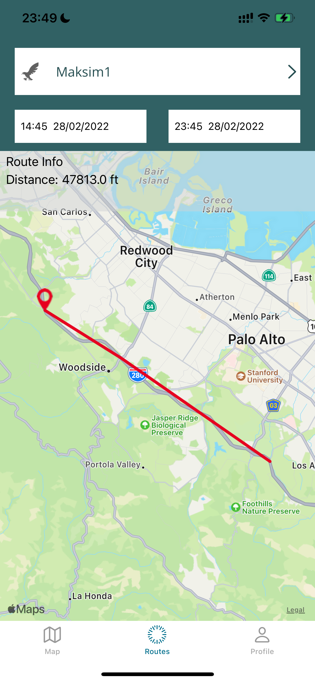 Simple Route Tracker screenshot 4