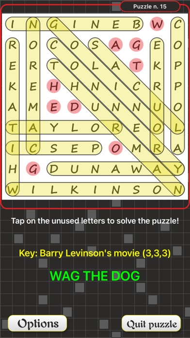 Movie Crosswords Screenshot
