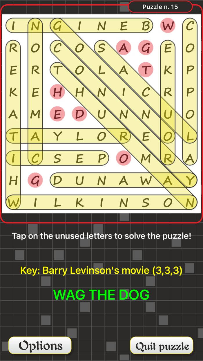 Movie Crosswords