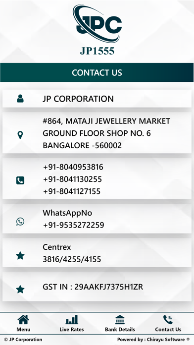 JP Corporation Screenshot