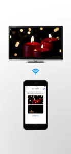 Romantic Candles on TV screenshot #1 for iPhone