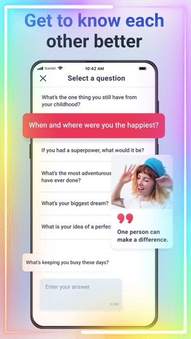 Iconist - Polyamorous Dating Screenshot