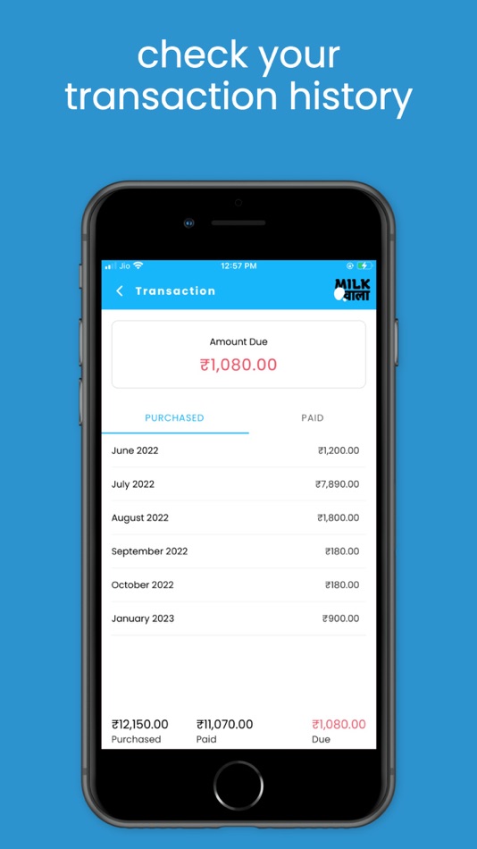 #5. Milk Wala - Customer (iOS) By: Paresh Gami