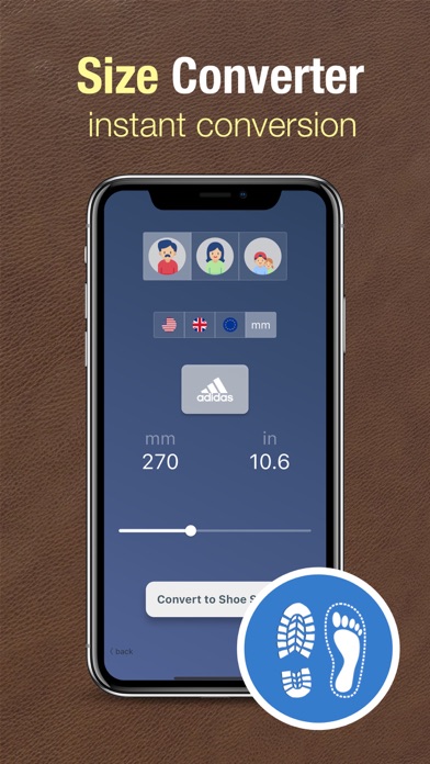 Shoe Size Meter Converter Pro Screenshot