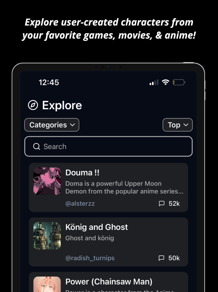 Charstar AI Character Chat