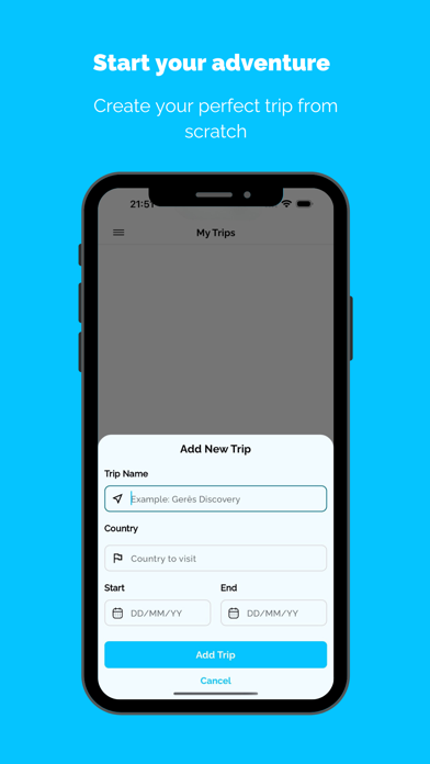MyTripsPlanner(Travel Planner) Screenshot