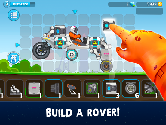 RoverCraft Space Racing iPad app afbeelding 1