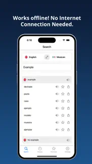 english mexican dictionary + iphone screenshot 1