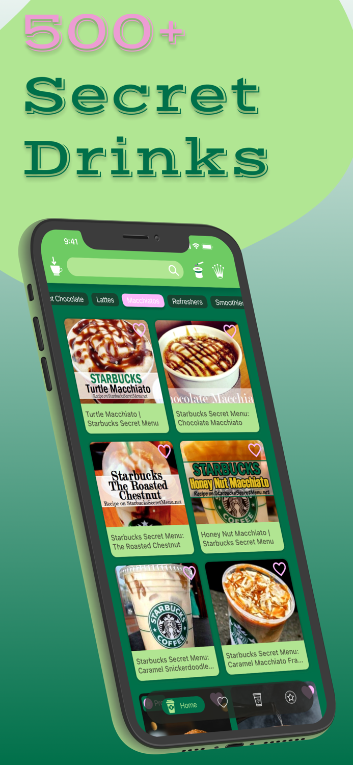 Starbucks App Cafe Secret Menu