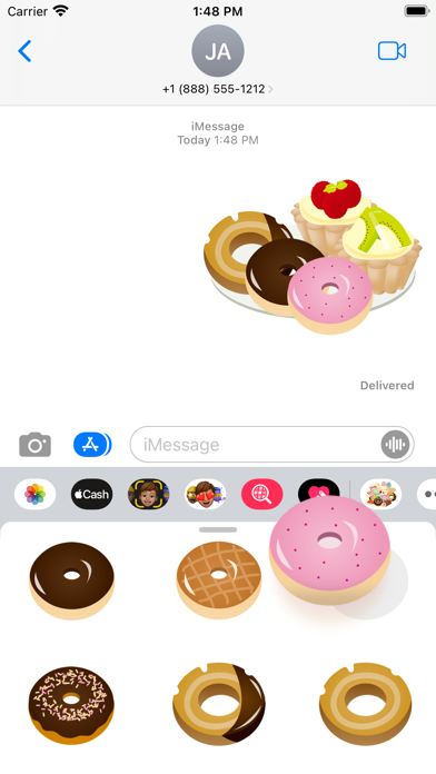 Confectionery stickers Screenshot