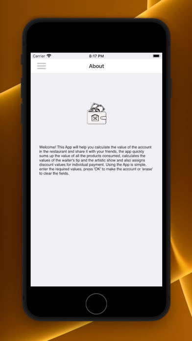 Share account Screenshot
