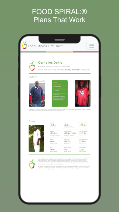 Food Fitness First Screenshot