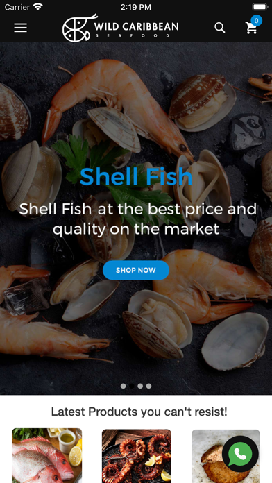WILD CARIBBEAN SEAFOOD Screenshot