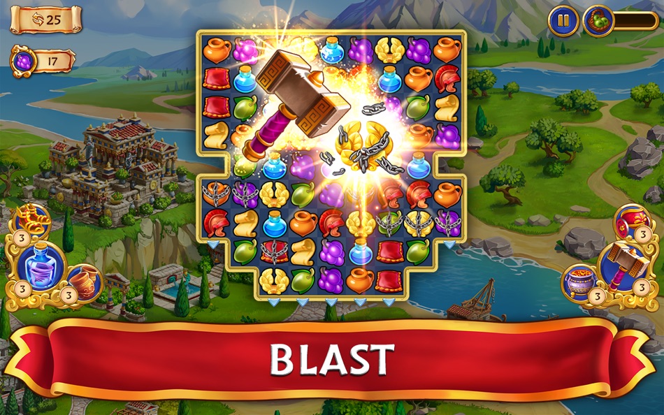 #3. Jewels of Rome: Match-3 Puzzle (macOS) di: G5 Entertainment AB