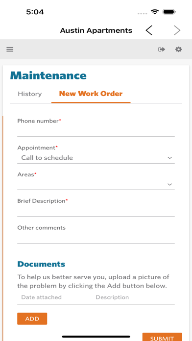 Hexa Resident Portal Screenshot