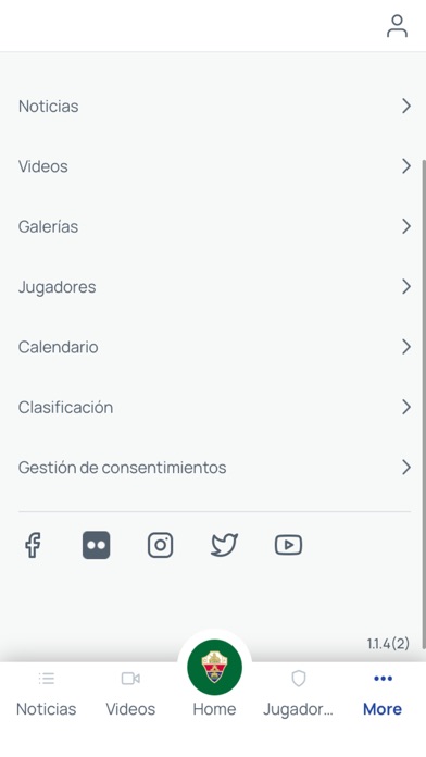 Elche CF – Official App Screenshot
