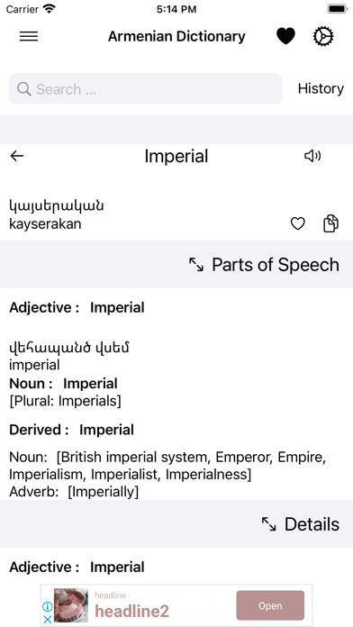 Smart Armenian Dictionary Screenshot