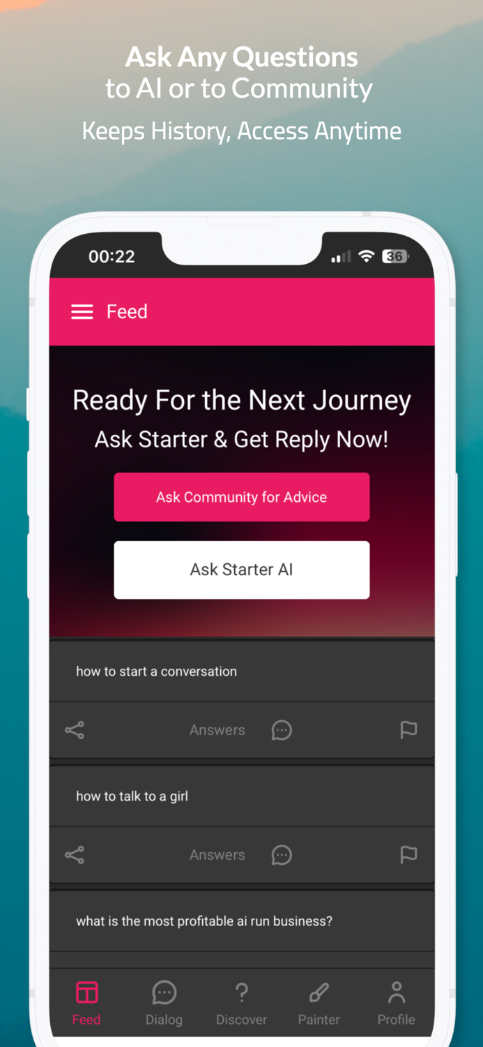 AI Chat Bot and Painter Starter