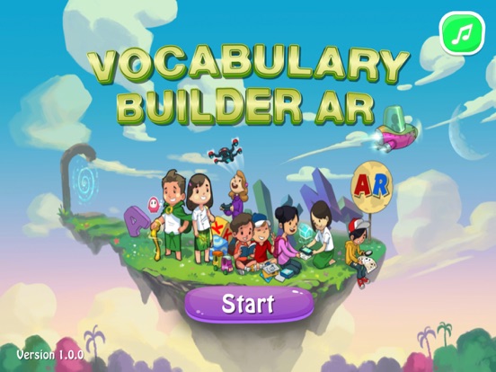 Vocabulary Builder AR iPad screenshot 1 - Education app