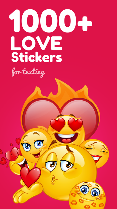 Pop Love Stickers & Emojis Screenshot