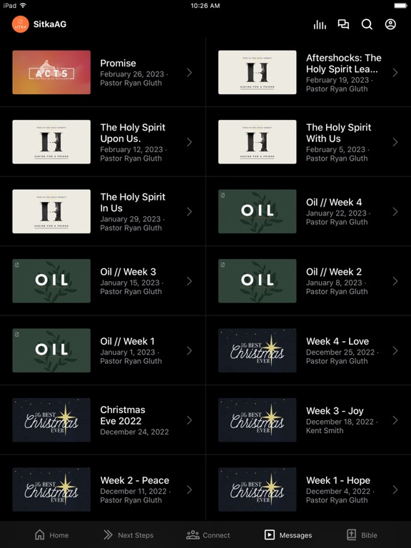Sitka Assembly of God iPad screenshot 2 - Lifestyle app