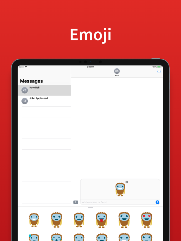 Screenshot #5 pour Yeti Emojis Stickers for text