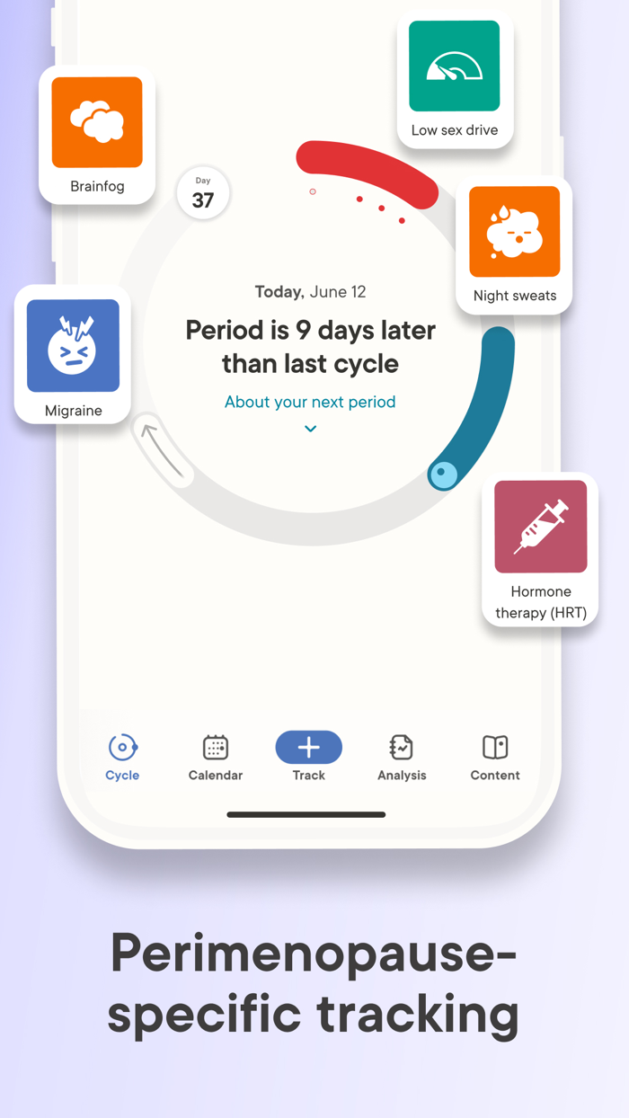 Clue Period Tracker and Calendar