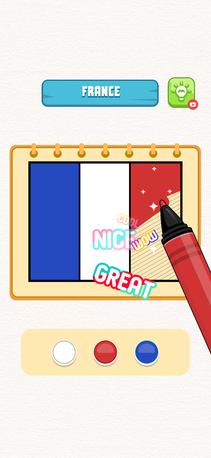 Flag Painting Puzzle