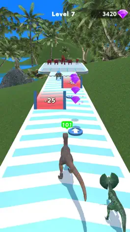 Game screenshot Dino Leveling: Eat & Run mod apk