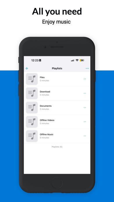 Manager Music – Offline Player Screenshot