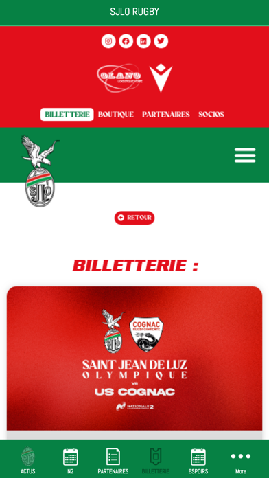 SJLO RUGBY Screenshot