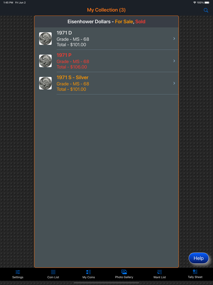 Eisenhower Dollar Collection