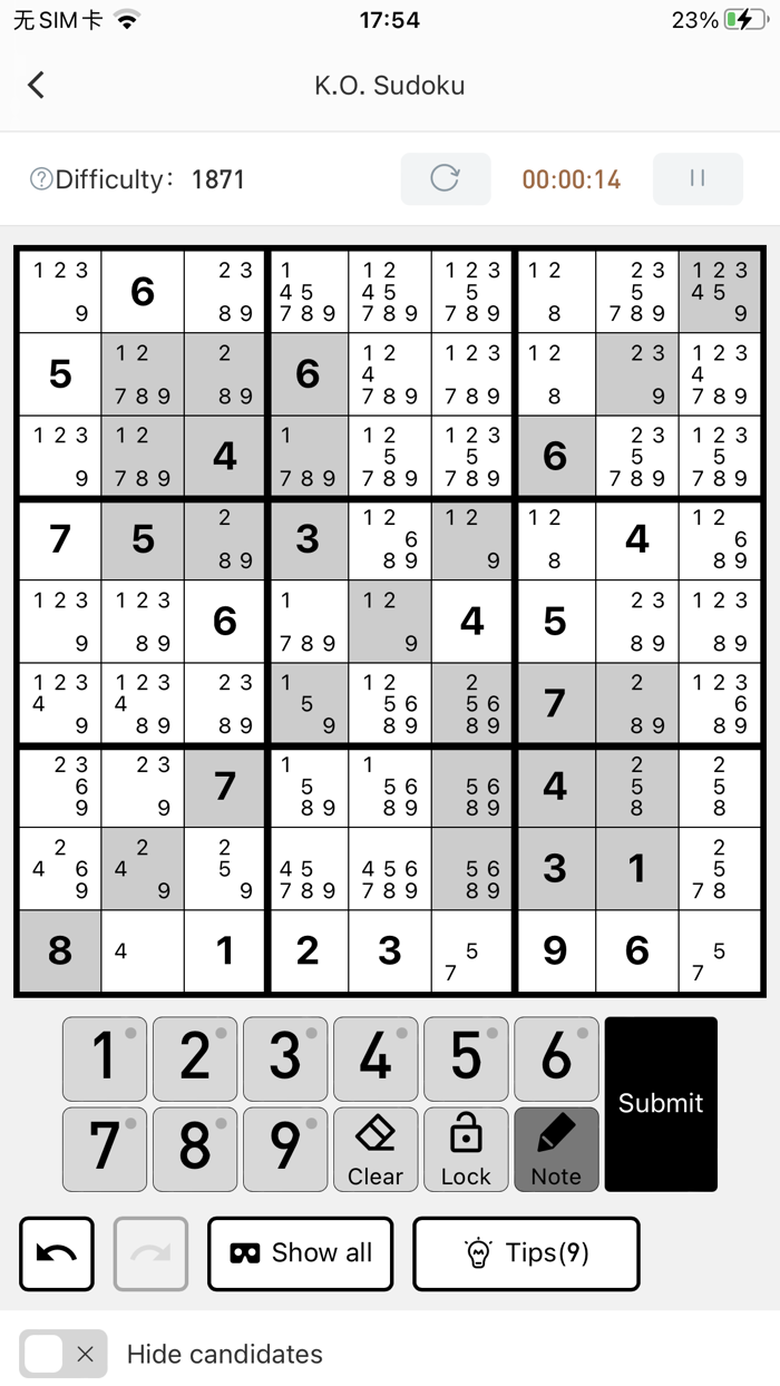 K.O. Sudoku - Sudoku Solver
