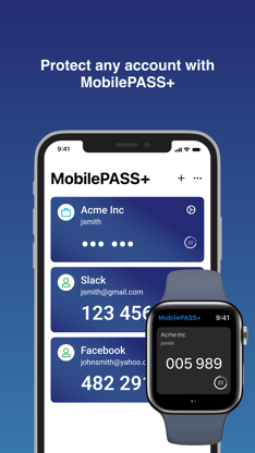 SafeNet MobilePASS+ screenshot 1
