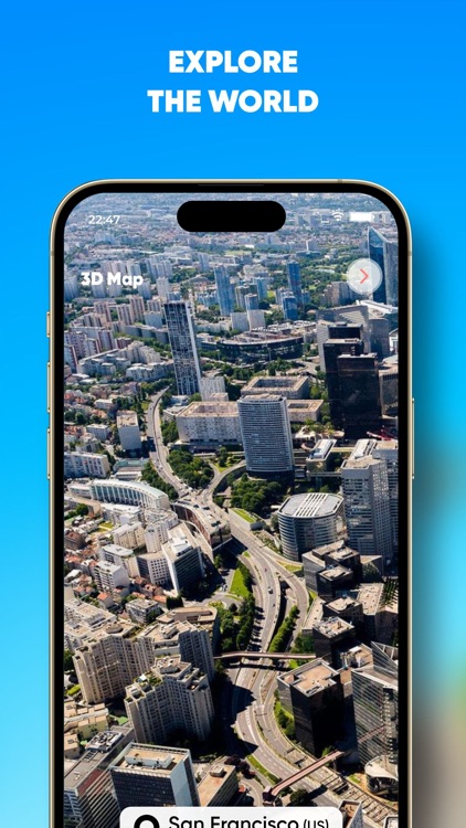 3D Maps - World View