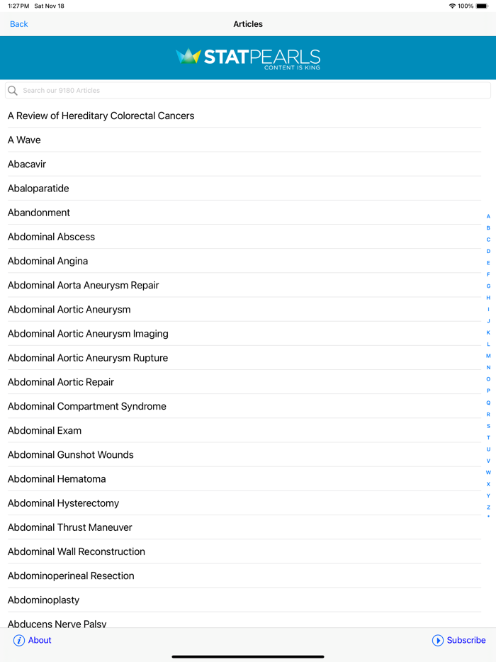 StatPearls Reference