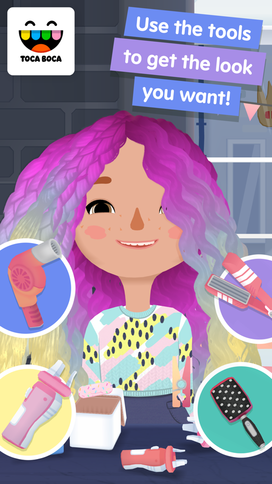 #2. Toca Hair Salon 3 (iOS) Tekijänä: Toca Boca AB