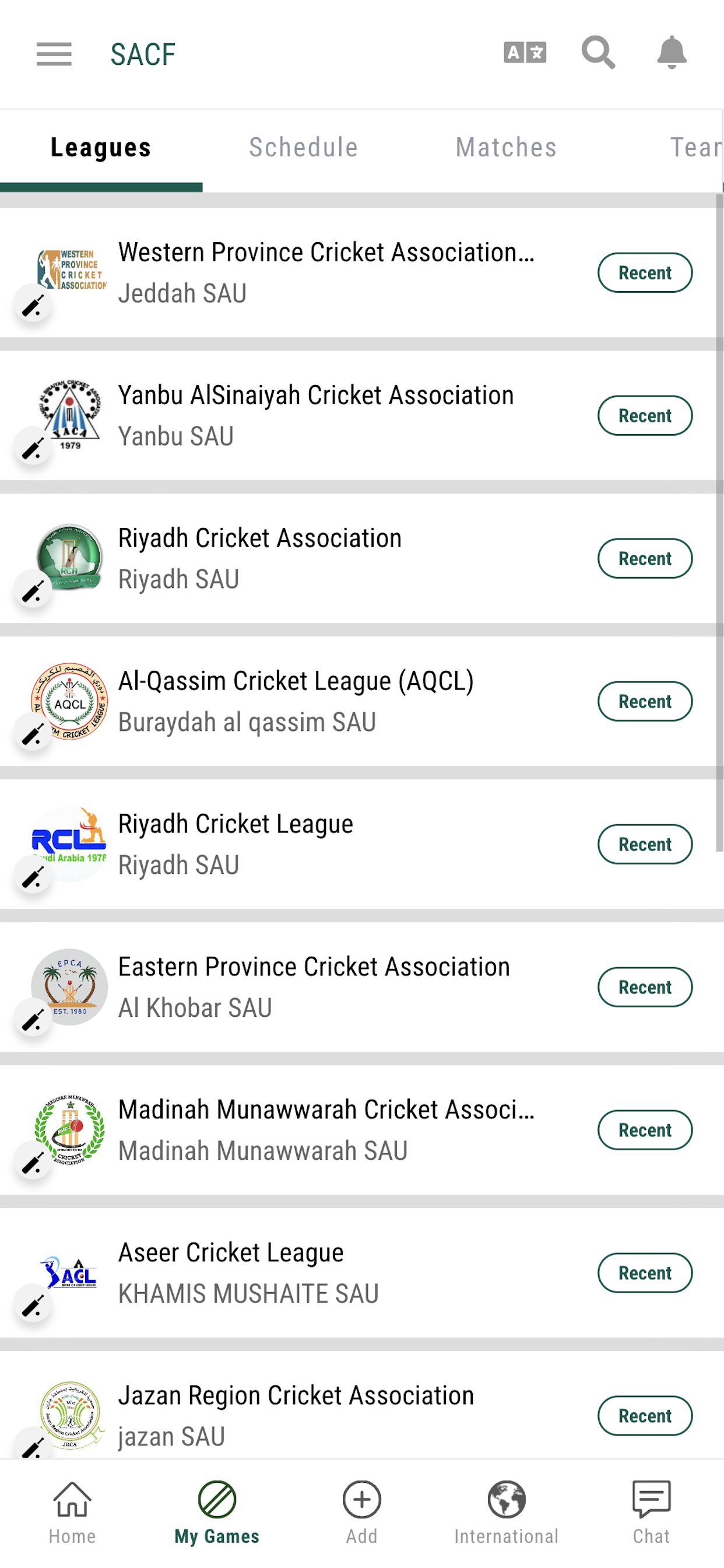 Saudi Cricket