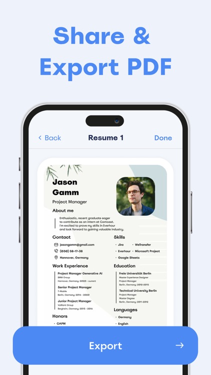 The resume creator - арр