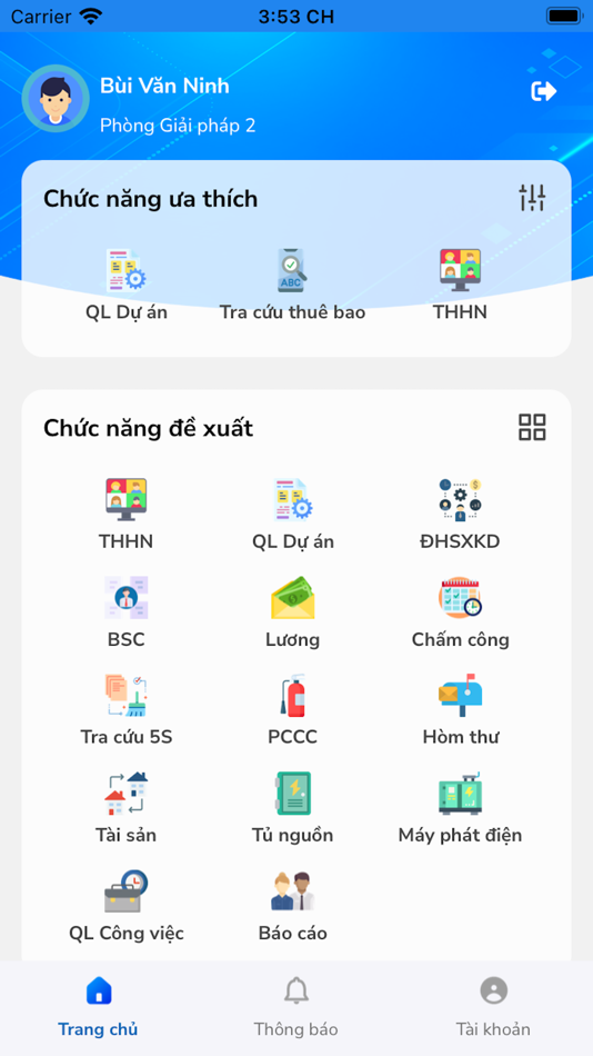 #3. VNPT-TNN One (iOS) By: Tran Lam