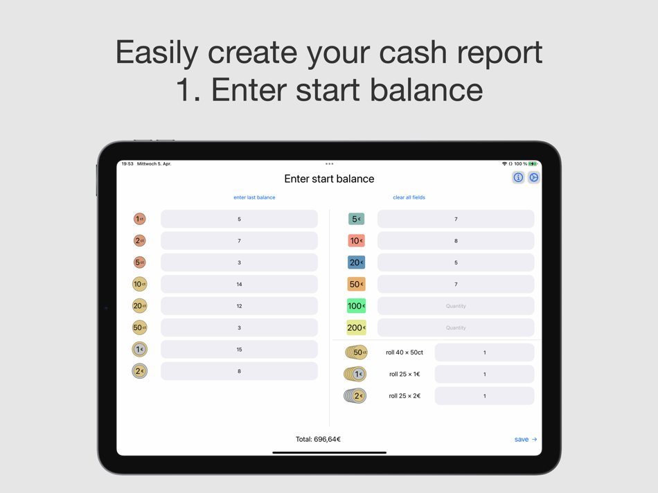 #1. Cashing Up (iOS) By: Fabian Langer