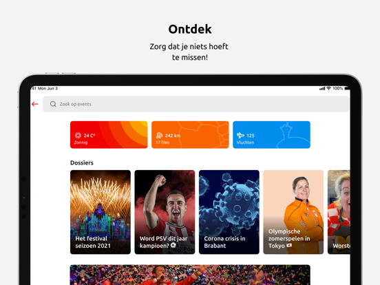 Omroep Brabant iPad app afbeelding 5