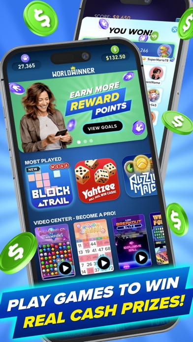 WorldWinner: Play for Cash Screenshot
