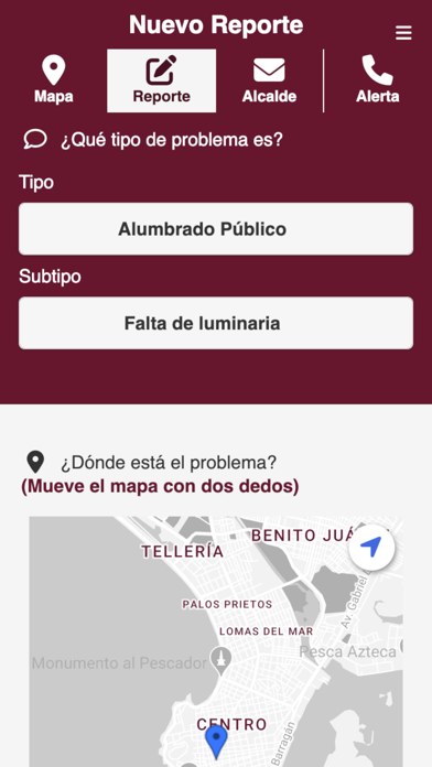 Mazatlán App Screenshot