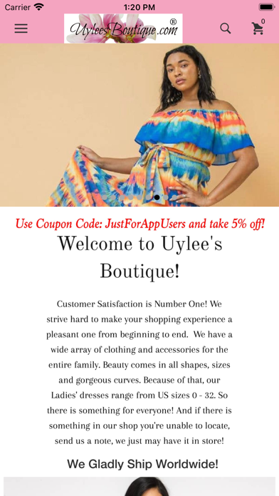 Uylees Boutique Screenshot