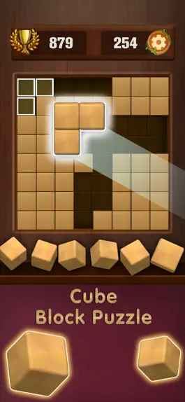 Game screenshot Wooden Cube Block Puzzle mod apk