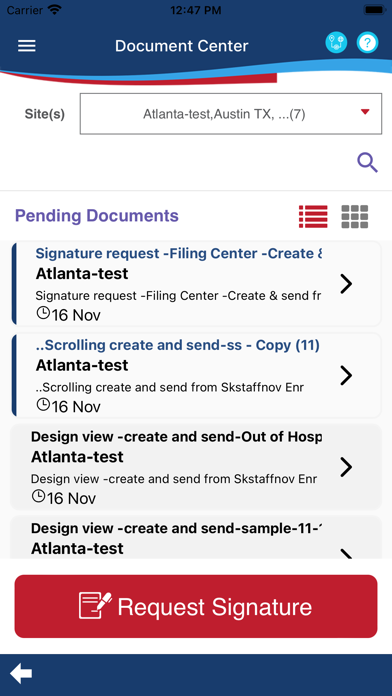 InfuCare Rx Health Screenshot