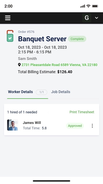 GravyWork for Business Screenshot